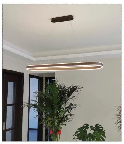 Candelabru LED 120W Mahon Dining, LED inclus, 1 surse de iluminare, Telecomanda, Dimabil, Lumina: Ca